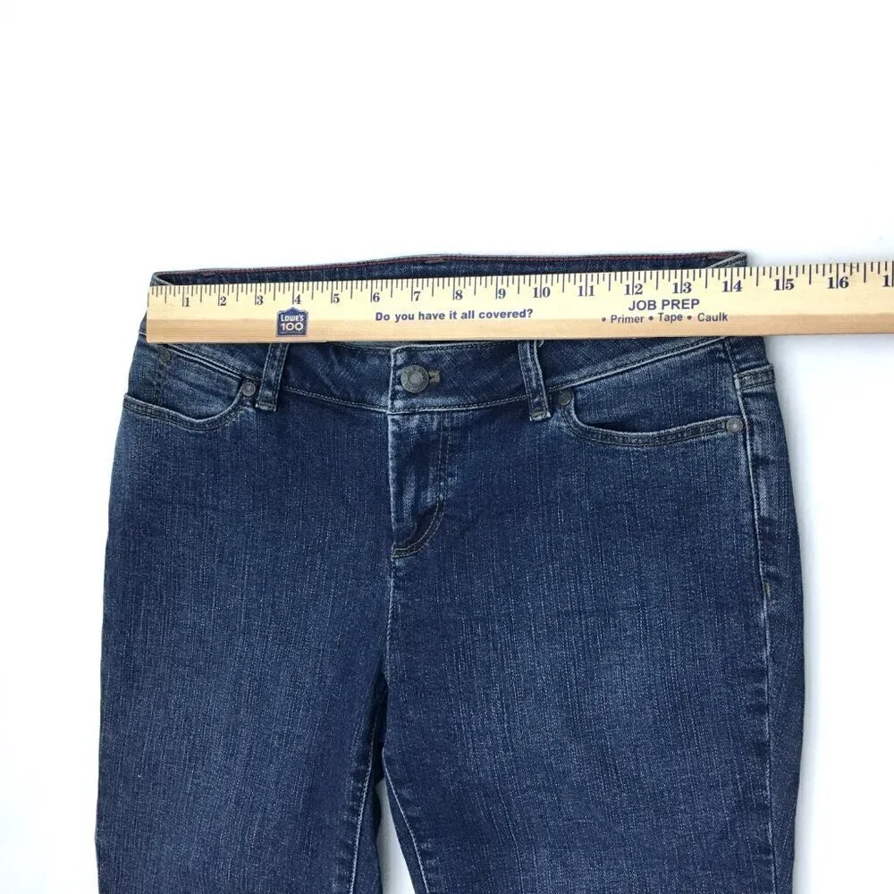 Talbots Women's Jeans Signature Straight Leg Low Rise size 4P length 29